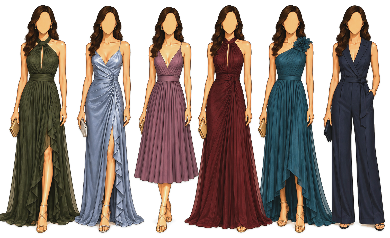 Referências de traje feminino